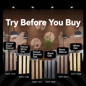 Tiange các loại khác nhau của hiện đại rộng ủng hộ melamine bề mặt akupanel bằng gỗ thanh Bảng điều khiển âm thanh - Product Image 6