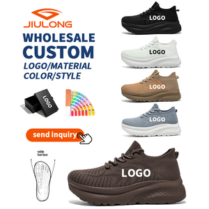 Scarpe da Corsa Estive Leggere di <span class=keywords><strong>Alta</strong></span> Qualità per <span class=keywords><strong>Uomo</strong></span> con <span class=keywords><strong>Suola</strong></span> in EVA per Sport all'Aperto <span class=keywords><strong>Sneakers</strong></span> Traspiranti in Mesh per <span class=keywords><strong>Uomo</strong></span> con LOGO Personalizzato - Product Image 1