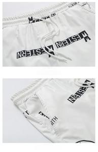 Pantalones informales de playa de cintura alta de verano para hombre, secado rápido, seda de hielo, poliéster, transpirables y antiarrugas - Product Image 4