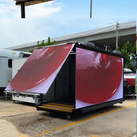 Écran LED pour véhicule publicitaire, camion haute définition en extérieur, écran électronique LED monté sur voiture