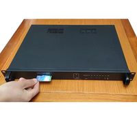 Receptor de satélite frontal de TV digital DVBS2 DVBT2 Sintonizador DVBC a IP Gateway 8 canales RF a IP IRD Converter
