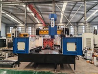 Centres d'usinage CNC à portique mobile double colonne HAISEN, état neuf, robustes, automatiques, Fanuc Single BT50