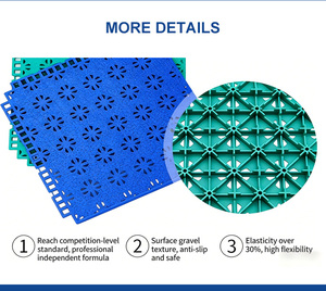 PP Suspended Flooring Interlocking Floor Tiles Non-slip Wear-resistant for School <b>Playground</b> Sports Court Kindergarten - Product Image 4