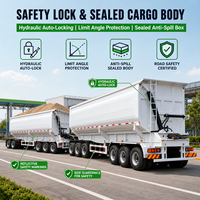 Truk Pengangkut Kargo Trailer Ganda dengan Sistem Inter Link dan Sistem Tipping Samping