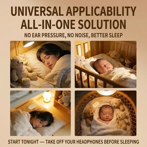 KUANGXIANG 2026 Altavoz Portátil para Dormir Debajo de la Almohada, Ultrafino, con Ruido Blanco, Temporizador de Apagado y Activación - Product Image 5