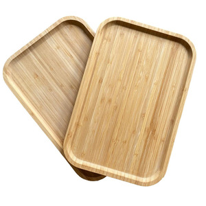Bandejas de Servir de Bambú 25x15x2cm 30x20x2cm para Uso en Restaurantes, Diseño de Madera, Calidad para el Hogar - Product Image 5