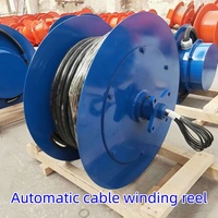 Enrouleur de câble auto-rétractable portable en fer/acier inoxydable pour machines de construction, garantie 2 ans