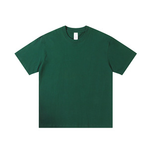 Camiseta de 230 gramos con cuello redondo y hombros caídos, corte y confección, estilo oversize, con estampado de grafiti, lisa, deportiva, de manga corta - Product Image 5