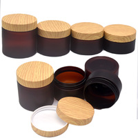 Kemasan Kosmetik 50ml hingga 120ml 200ml Botol PET Amber Hitam Transparan dengan Tutup Plastik untuk Krim, Krim Mata, dan Masker Wajah