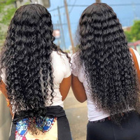 Perruque de Cheveux Cambodgiens Bruts, Densité 250, Perruque Frontale en Dentelle HD Onde Profonde de 30 Pouces, Perruques Humaines à Lacets 13x4 avec Cheveux de Bébé