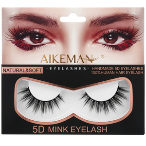Paire de faux cils en <span class=keywords><strong>bande</strong></span> avec boîte de luxe - Cils 3D spectaculaires en faux vison pour maquillage de mariage au Moyen-Orient - Product Image 4