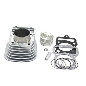 Sclmotos OEM 12100 <span class=keywords><strong>kga</strong></span> 900 56.5MM ชุดกระบอกสูบรถจักรยานยนต์ CG125พร้อมปะเก็นกระบอกสูบและลูกสูบเหล็กสีเงิน - Product Image 4