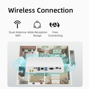 Hly in-tel CE leron n5095 DDR4 16GB HD-MI VGA dual-màn hình hiển thị HTPC Wifi/BT Mini PC máy tính - Product Image 5