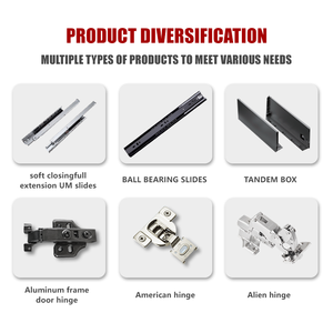 Bán nóng mềm đóng bóng mang trượt undermount cài đặt khả năng chịu tải cao nội thất văn phòng ngăn kéo trượt - Product Image 3