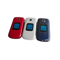 Teléfono Móvil OEM de Doble Pantalla con Tarjeta SIM 2.0 IPS 1.3 IPS, Gusto B310 GSM 2G, Teléfono Flip No Inteligente con Cámara MTK, Radio FM y Tipo-C