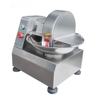 Commerciële hogesnelheidsmachine van roestvrij staal voor het automatisch snijden van vlees, groenten, dumplings, garnalen en pasta.