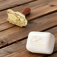 Timbro per sapone in rame personalizzato all'ingrosso con logo inciso - Strumento artigianale personalizzato per la produzione domestica, durata stampo 7 anni per artigiani
