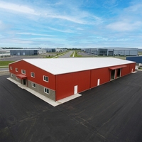 Entrepôt logistique en structure métallique Lonte, atelier, bâtiment industriel, entrepôt frigorifique / entrepôt de stockage frigorifique, bâtiment commercial