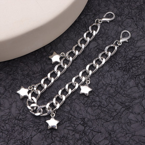 โซ่คล้องรองเท้ารูปดาวแฟชั่น โลหะผสมสังกะสี เครื่องประดับสำหรับสวมใส่ทุกวันสำหรับทุกเพศ - Product Image 4