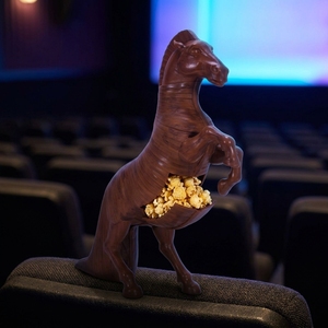 <span class=keywords><strong>Figurine</strong></span> de cheval de Troie sur table, thème mythologique grec antique, produit périphérique de l'Odyssée, décoration d'intérieur, récipient à popcorn pour collection - Product Image 4