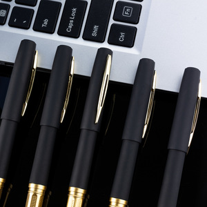 <span class=keywords><strong>Penna</strong></span> a <span class=keywords><strong>inchiostro</strong></span> in <span class=keywords><strong>Gel</strong></span> di vernice in gomma opaca in plastica con LOGO personalizzato per ufficio commerciale e uso banca per studenti <span class=keywords><strong>inchiostro</strong></span> nero da 1.0mm - Product Image 3