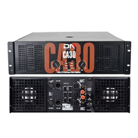 CA + 30 3U 1600w classe H 2 ch 2 deux canaux CA30 pont stéréo mono puissance coda line array emotiva ma série amplificateur