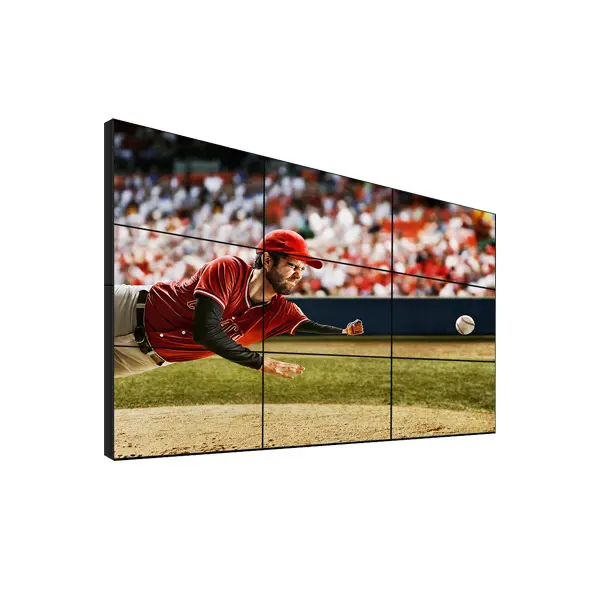 65Inch 3.5Mm Lcd Video Muur Reclame Scherm Digitale Bewegwijzering Stand Mount Reclame Display Splits Scherm Reclame Machine