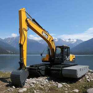 Ponton d'excavatrice amphibie en <span class=keywords><strong>acier</strong></span> haute résistance avec <span class=keywords><strong>prix</strong></span> compétitif d'usine - Product Image 4