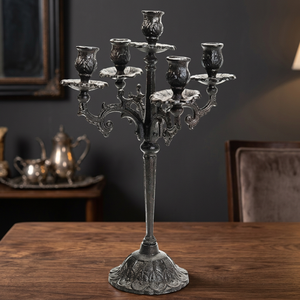 Porte-bougie en métal moderne, design élégant, durable, résistant à la chaleur, écologique, décoration vintage pour la maison, centre de table pour mariage - Product Image 4