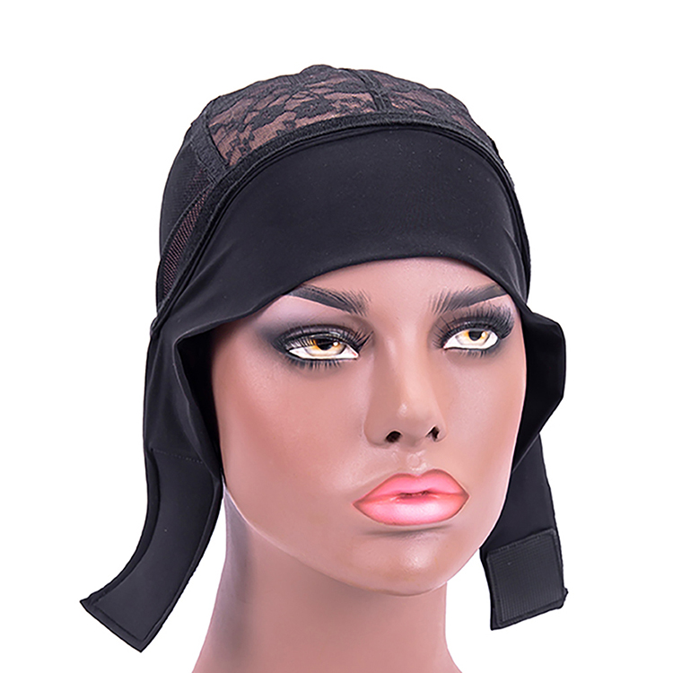 Gorro de peluca con diadema de encaje