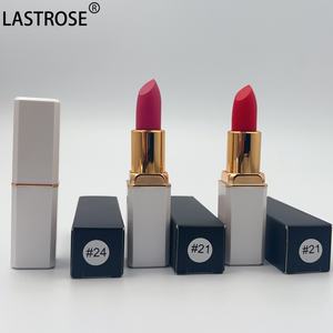 Chiavetta per il trucco a basso contenuto di fabbrica con <span class=keywords><strong>rossetto</strong></span> <span class=keywords><strong>bianco</strong></span>/nero in tinta unita con <span class=keywords><strong>rossetto</strong></span> nero opaco impermeabile 24 ore <span class=keywords><strong>rossetto</strong></span> nudo vegano - Product Image 3