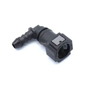 SAE-conector rápido hembra para coche, sistema de línea de agua de combustible, urea, nailon, accesorios de manguera de goma, 5/16 ", 7,89mm-ID6mm