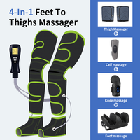 Masseur de jambe de Compression d'air Portable Hightop 510K avec masseur de jambe en tissu doux pliable électrique de Sports de chaleur pour la Circulation