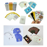 Waterproof Sublimation Playing Card With Box Front and Back Printing Logo Gold Paper Pvc Plastic Game Custom Poker Playing Card