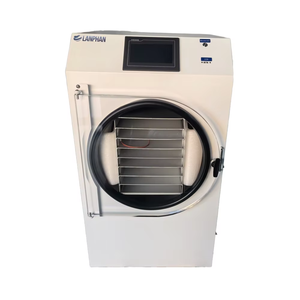 Séchoir lyophilisateur électrique automatique à 8 plateaux avec <span class=keywords><strong>pompe</strong></span> à vide en acier inoxydable SUS304, capacité de lot de <span class=keywords><strong>10</strong></span>-12 <span class=keywords><strong>kg</strong></span> pour - Product Image 1