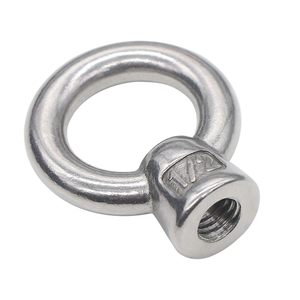 Vente chaude personnalisable M6 M8 M10 M12 écrou <span class=keywords><strong>de</strong></span> <span class=keywords><strong>levage</strong></span> à <span class=keywords><strong>anneau</strong></span> circulaire en acier inoxydable fileté pour navires <span class=keywords><strong>de</strong></span> croisière - Product Image 3