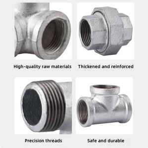 Hot bán 3/4 inch gi sắt dễ uốn cơ khí Doanh núm vú cho ống nước Phụ kiện đường ống - Product Image 3