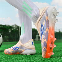 Chaussures de Football d'Occasion de Designer de Haute Qualité, Nouvelle Mode Crampons Noirs et Rouges, Bottes de Football pour Hommes