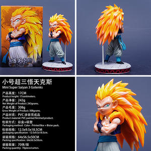 Figura Coleccionable de Gotenks Super Saiyan 3 de DBZ con Detalles Finos y Diseño de Personaje Fusionado, Ideal para Entusiastas de los <span class=keywords><strong>Juguetes</strong></span> - Product Image 2