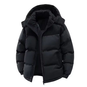 Manteau rembourré <span class=keywords><strong>en</strong></span> coton de haute qualité, logo personnalisable, vêtements d'<span class=keywords><strong>hiver</strong></span> à capuche, doublure coupe-vent, veste d'extérieur <span class=keywords><strong>pour</strong></span> hommes et femmes - Product Image 2