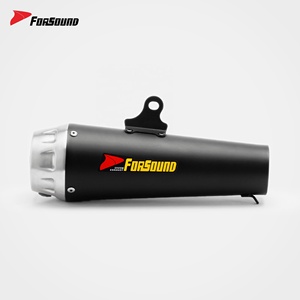 Forsound Factory <span class=keywords><strong>Prix</strong></span> de gros <span class=keywords><strong>KTM</strong></span> Duke390 RC390 Silencieux d'échappement de course style flèche en acier inoxydable noir 2018 2021 - Product Image 3