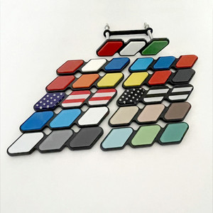 Emblema Logo per Griglia Frontale in 3 Colori per Toyota Tacoma Tundra 4Runner TRD Highlander Rav4 CHR, Accessori Auto per Presa d'Aria - Product Image 3