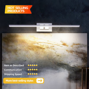 Applique murale LED étanche IP44 en aluminium pour chambre et porche/couloir extérieur, luminaire moderne et fin à intensité variable avec revêtement poudré - Product Image 3