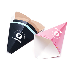 Soporte <span class=keywords><strong>de</strong></span> Papel Kraft Desechable Popular <span class=keywords><strong>de</strong></span> LOKYO, Tipo Caja con Impresión en Relieve, para <span class=keywords><strong>Conos</strong></span> Triangulares <span class=keywords><strong>de</strong></span> Crepas, Huevos, Helados y Waffles <span class=keywords><strong>de</strong></span> Burbuja - Product Image 4