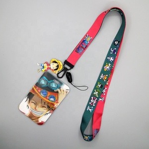 28 Estilos de Estuches para Tarjetas de Anime, Cordón para Tarjetas, Cordón para Llaves, Porta Tarjetas de Cosplay, Correas para el Cuello, Llaveros, <span class=keywords><strong>Luffy</strong></span>, <span class=keywords><strong>Zoro</strong></span>, Ace - Product Image 1