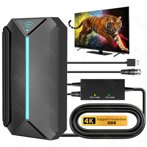 <span class=keywords><strong>Antenne</strong></span> <span class=keywords><strong>TV</strong></span> amplifiée, amplificateur de signal, réception longue portée avec plus de 1200 miles, prend en charge la 4K 1080p HD - Product Image 1