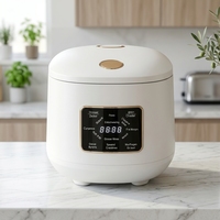 Autocuiseur multifonction numérique GB-MC981 avec contrôle par minuterie, 5L, 900W, boîtier en plastique, cuve intérieure en plastique, cuillère, tasse à mesurer, minuteur