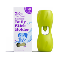 Penyangga Bully Stick PAWLICKO untuk Anjing, Desain Pengunci Pin Baja Membantu Mencegah Penelan Kepala Stick, Penyangga Kunyah Anjing yang Tahan Lama untuk Bully Stick