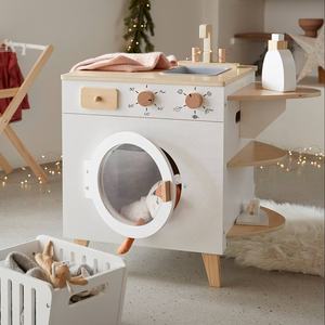Nueva <span class=keywords><strong>lavadora</strong></span> de madera, accesorios de cocina, muebles educativos, juegos de juguetes, juego de simulación, <span class=keywords><strong>lavadora</strong></span>, juguete para bebés, juguetes para niños - Product Image 1
