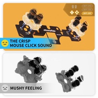 Accessoires de jeu originaux EXtremeRate, boutons tactiles personnalisés, kit de clics améliorés pour manette PS5, mod pour joystick